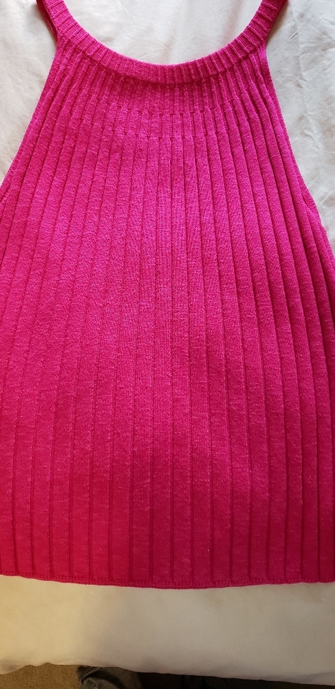 Anthropologie halter knit tank top